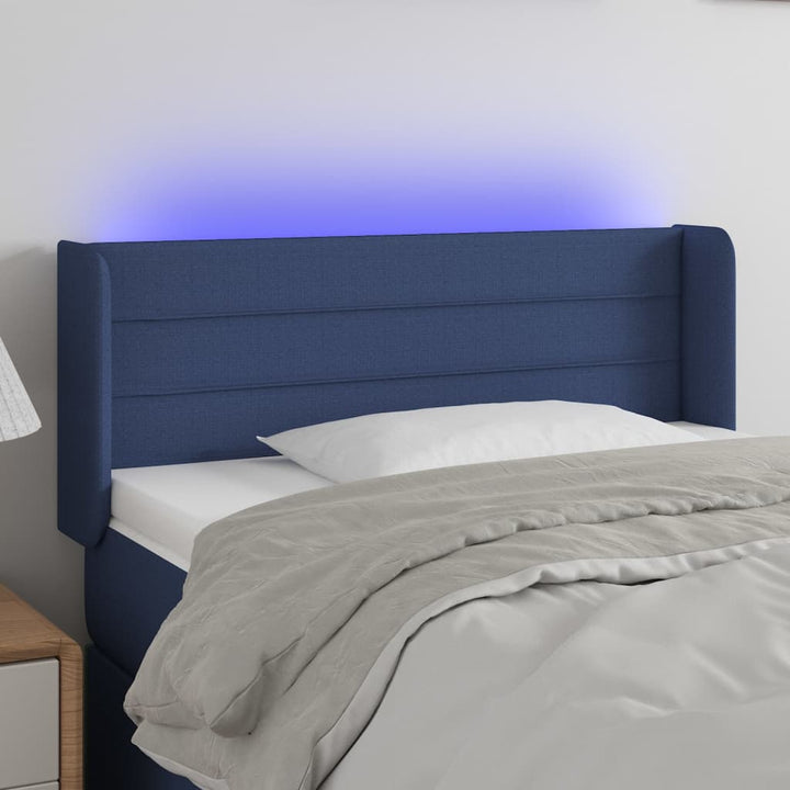 Tăblie De Pat Cu Led, , , Textil