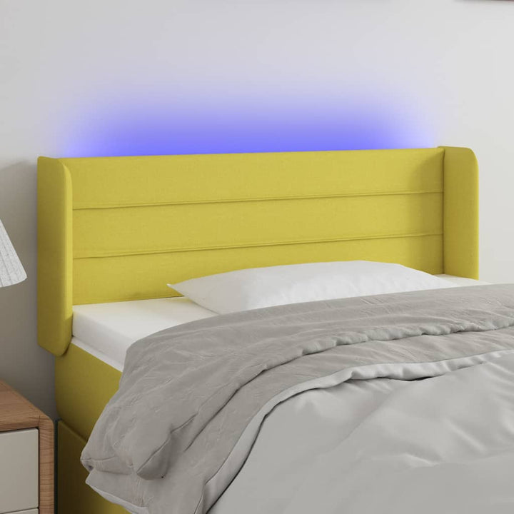 Tăblie De Pat Cu Led, , , Textil