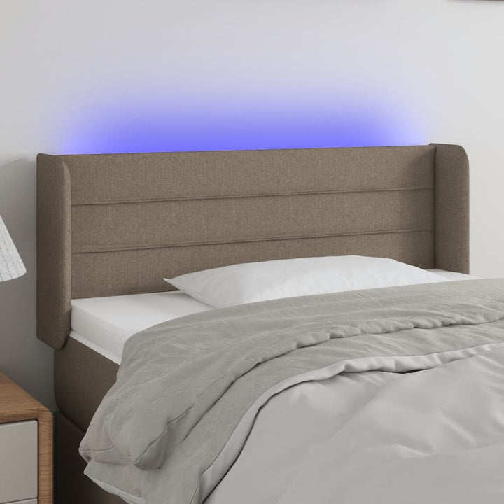 Tăblie De Pat Cu Led, , , Textil