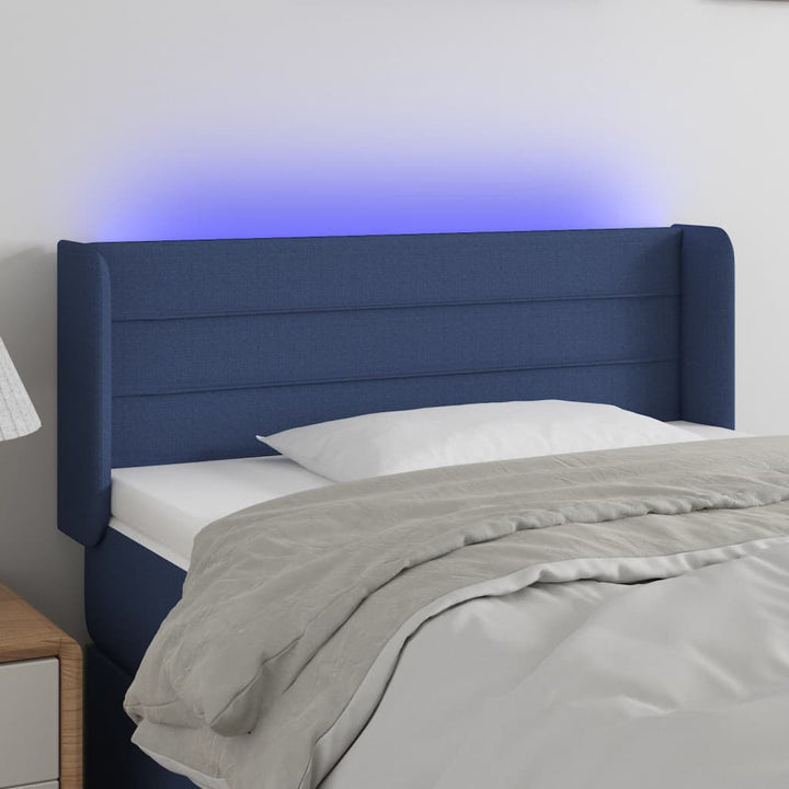 Tăblie De Pat Cu Led, , , Textil