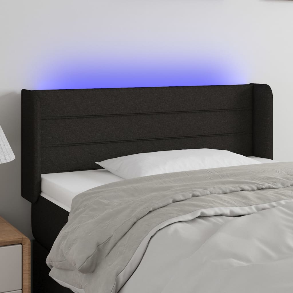 Tăblie De Pat Cu Led, , , Textil