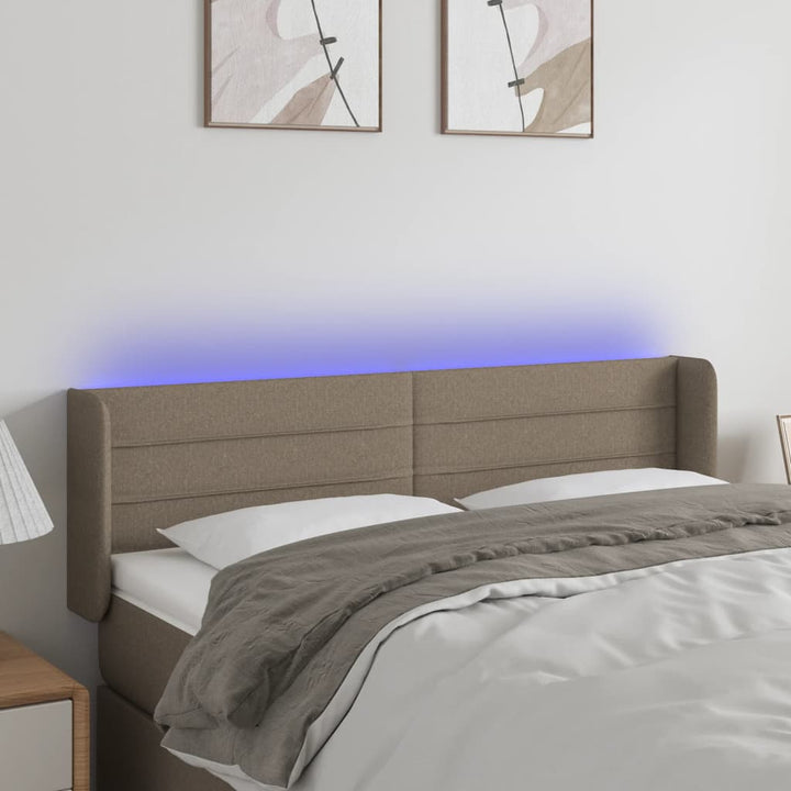 Tăblie De Pat Cu Led, , , Textil