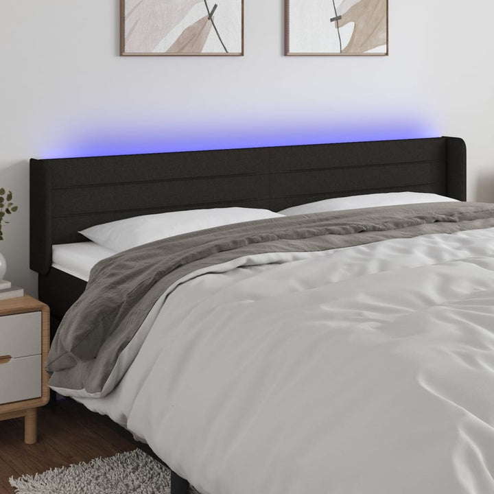 Tăblie De Pat Cu Led, , , Textil