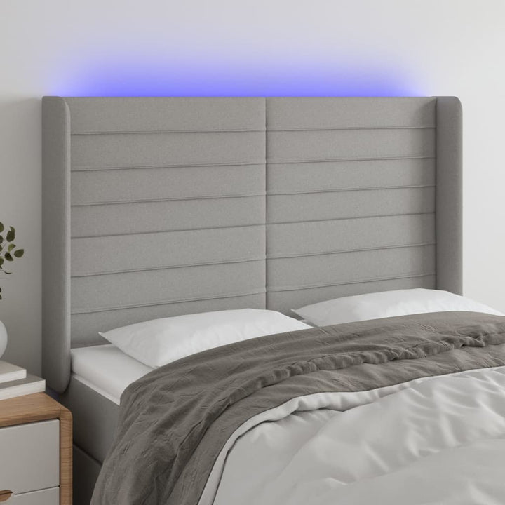 Tăblie De Pat Cu Led, , , Textil