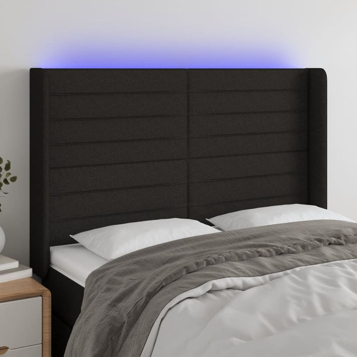 Tăblie De Pat Cu Led, , , Textil