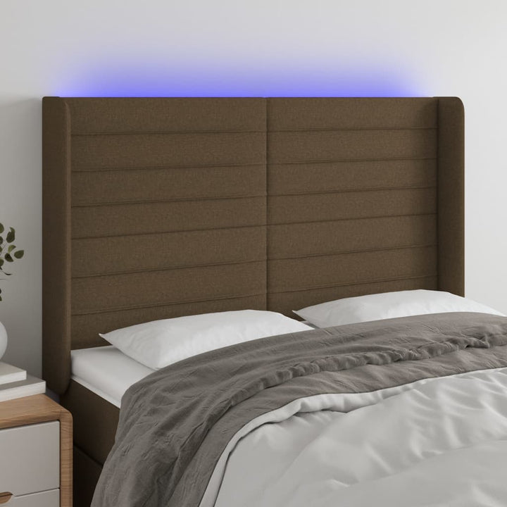 Tăblie De Pat Cu Led, , , Textil