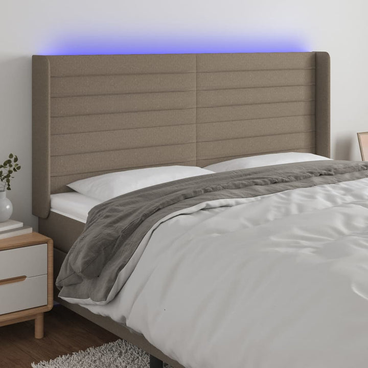 Tăblie De Pat Cu Led, , , Textil