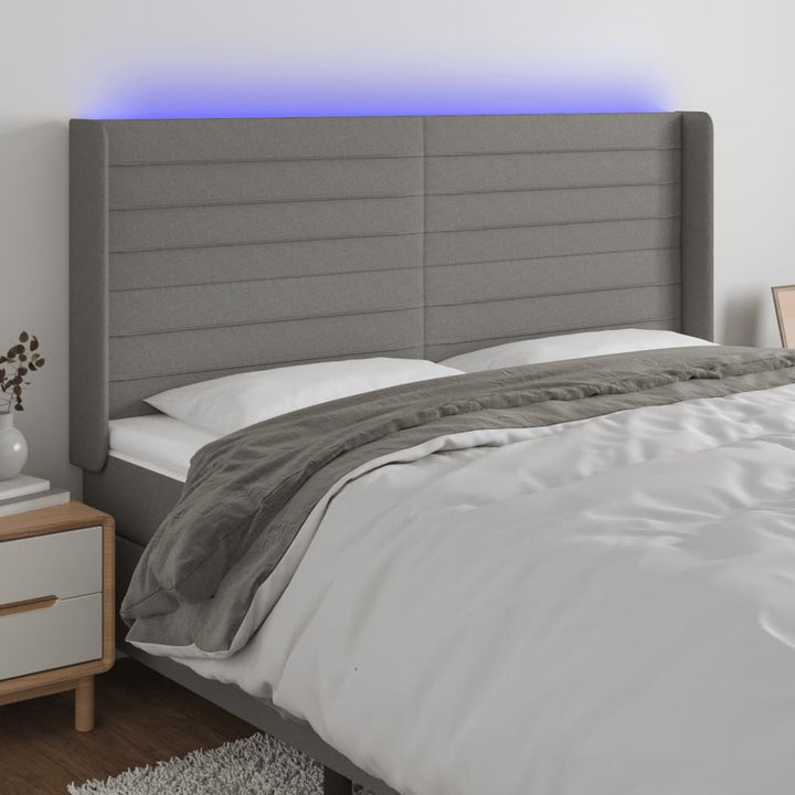 Tăblie De Pat Cu Led, , , Textil