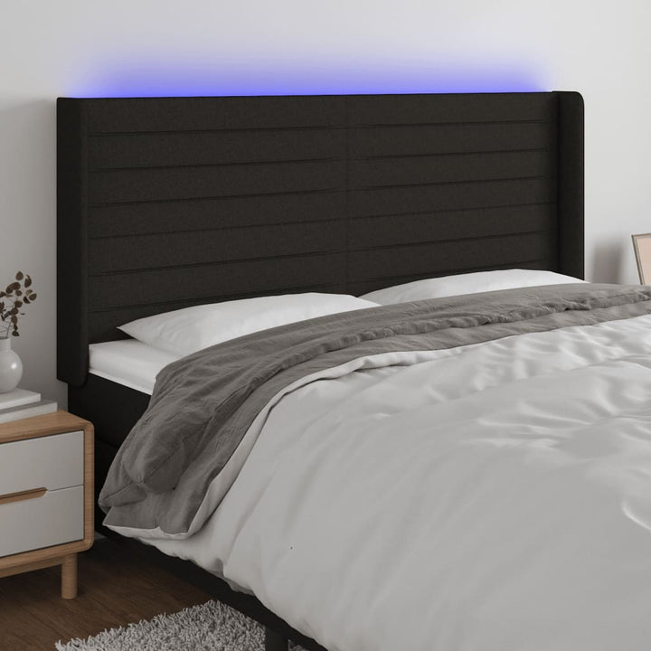 Tăblie De Pat Cu Led, , , Textil