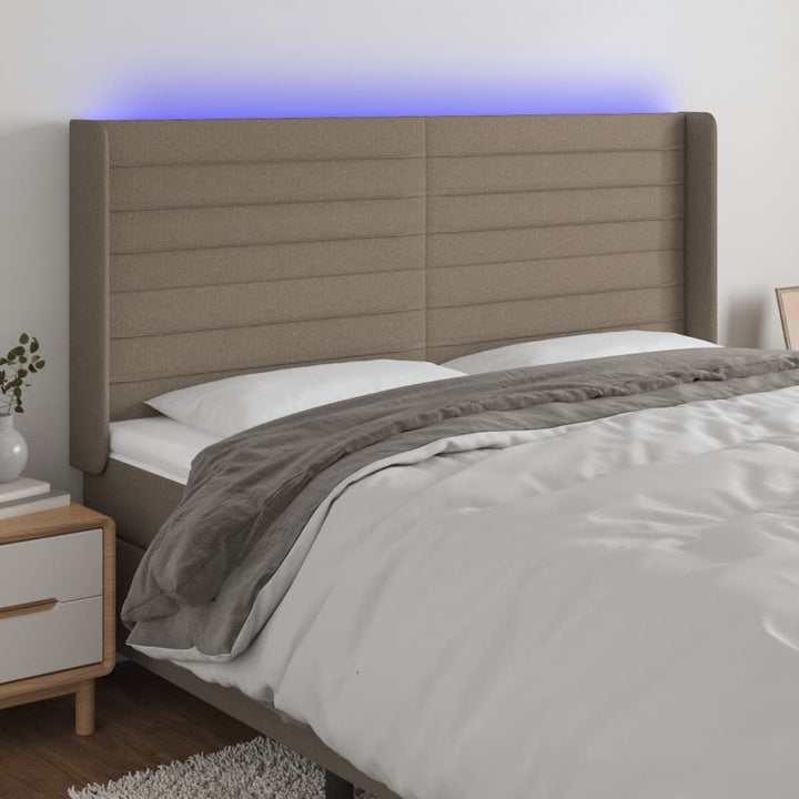 Tăblie De Pat Cu Led, , , Textil