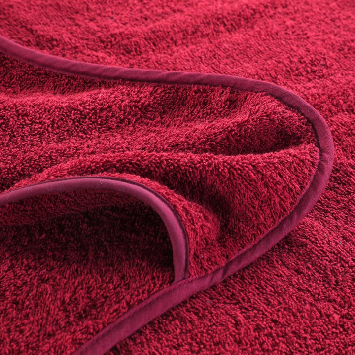 Prosoape De Plajă, 4 Buc., Vișiniu, , Textil, 400 Gsm