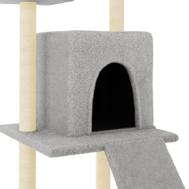 Ansamblu Pisici, Stâlpi Din Funie Sisal, , 110 Cm