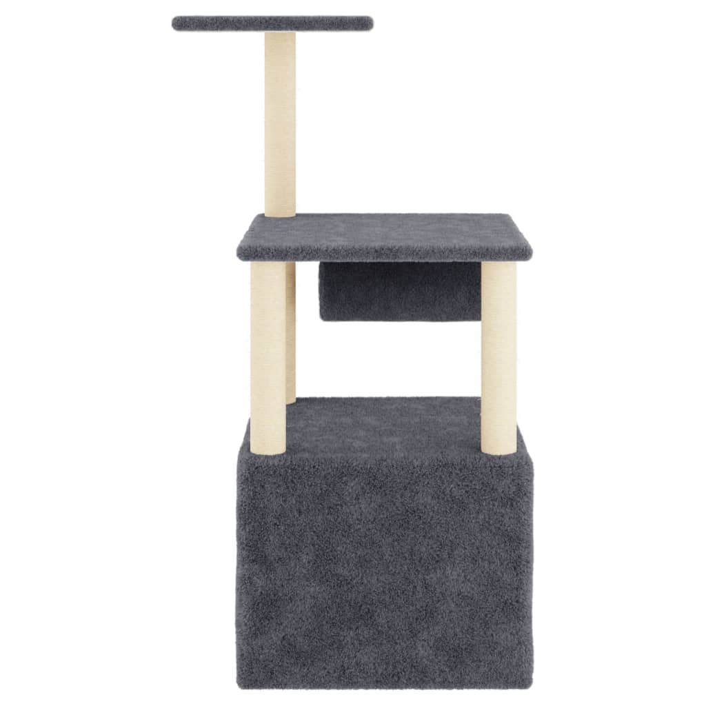 Ansamblu Pisici Cu Stâlpi Din Funie Sisal, , 109,5 Cm