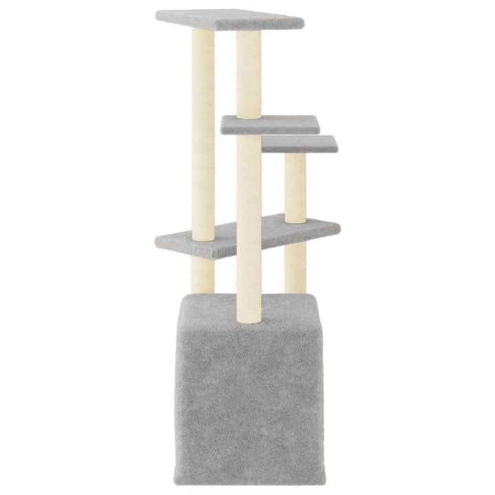 Ansamblu Pisici Cu Stâlpi Din Funie Sisal, , 107,5Cm