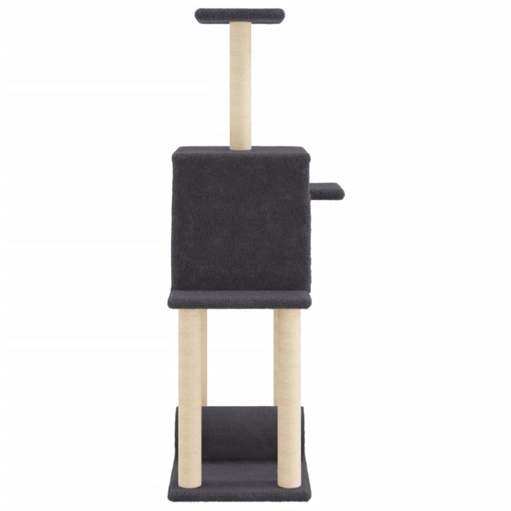 Ansamblu Pisici Cu Stâlpi Din Funie Sisal, , 122 Cm