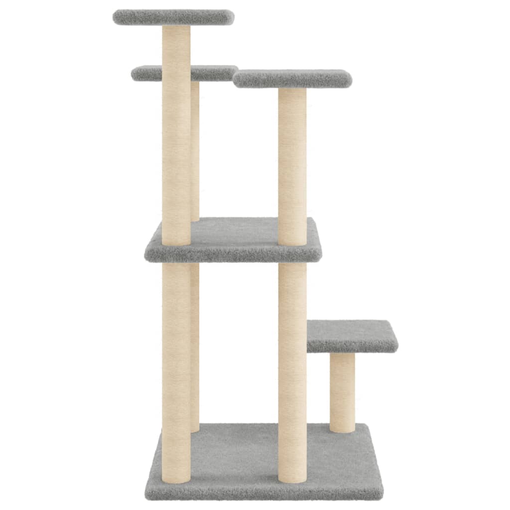 Stâlpi Zgâriat Pentru Pisici Cu Platforme, , 98,5 Cm