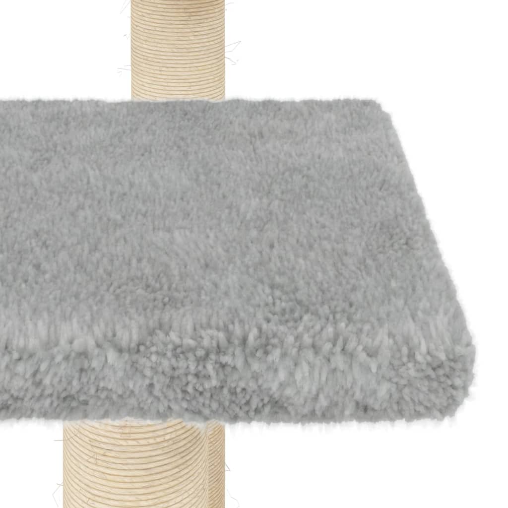 Stâlpi Zgâriat Pentru Pisici Cu Platforme, , 98,5 Cm