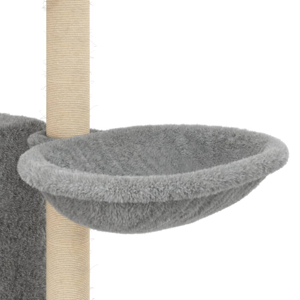 Ansamblu De Pisici, Stâlpi Din Funie Sisal, , 131 Cm