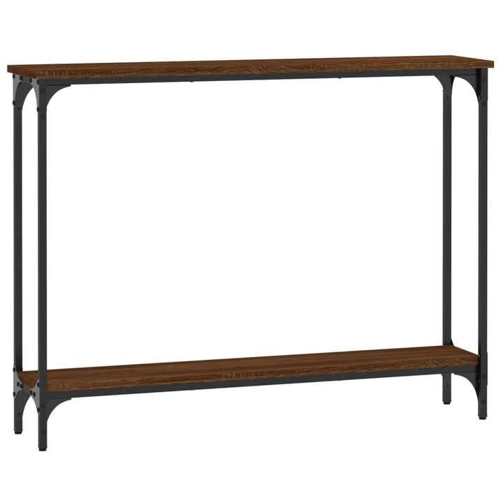Măsuță Consolă, Stejar Maro, 100X22,5X75 Cm, Lemn Prelucrat
