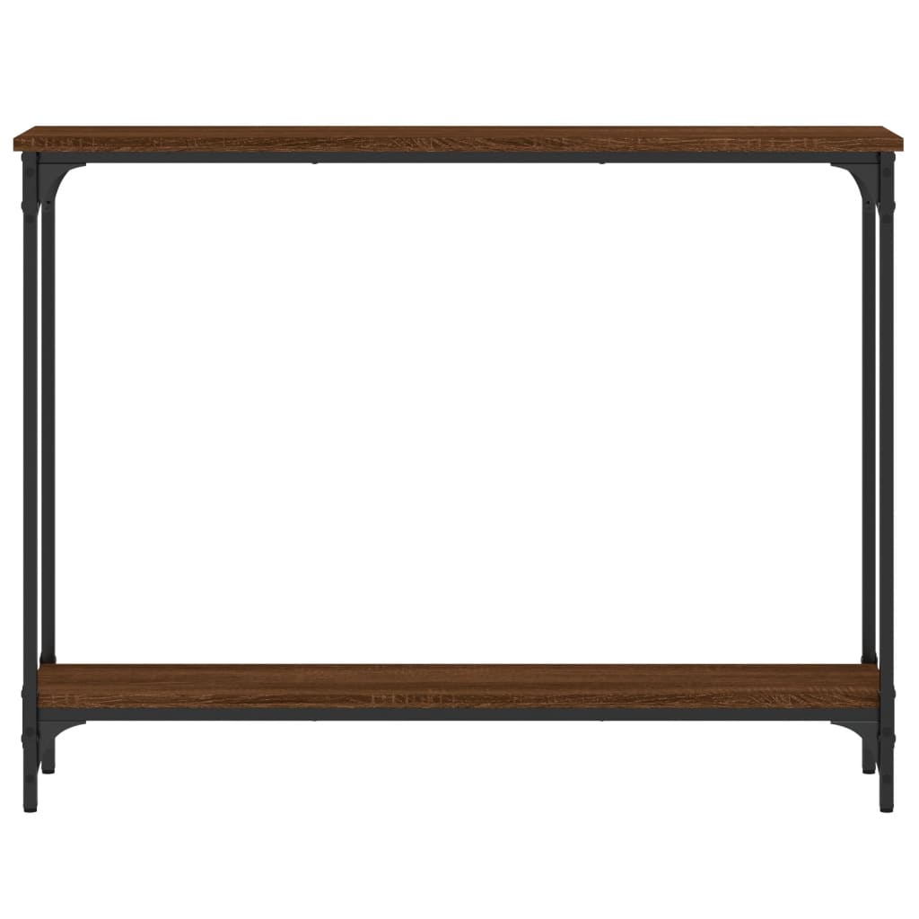 Măsuță Consolă, Stejar Maro, 100X22,5X75 Cm, Lemn Prelucrat