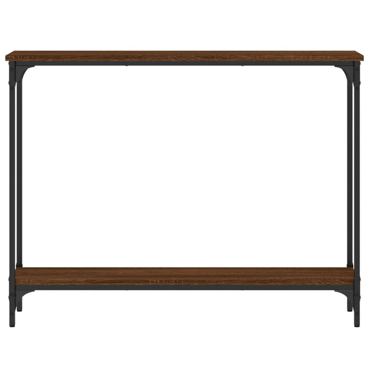 Măsuță Consolă, Stejar Maro, 100X22,5X75 Cm, Lemn Prelucrat