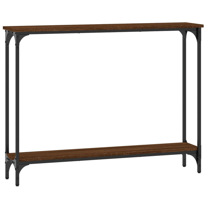 Măsuță Consolă, Stejar Maro, 100X22,5X75 Cm, Lemn Prelucrat