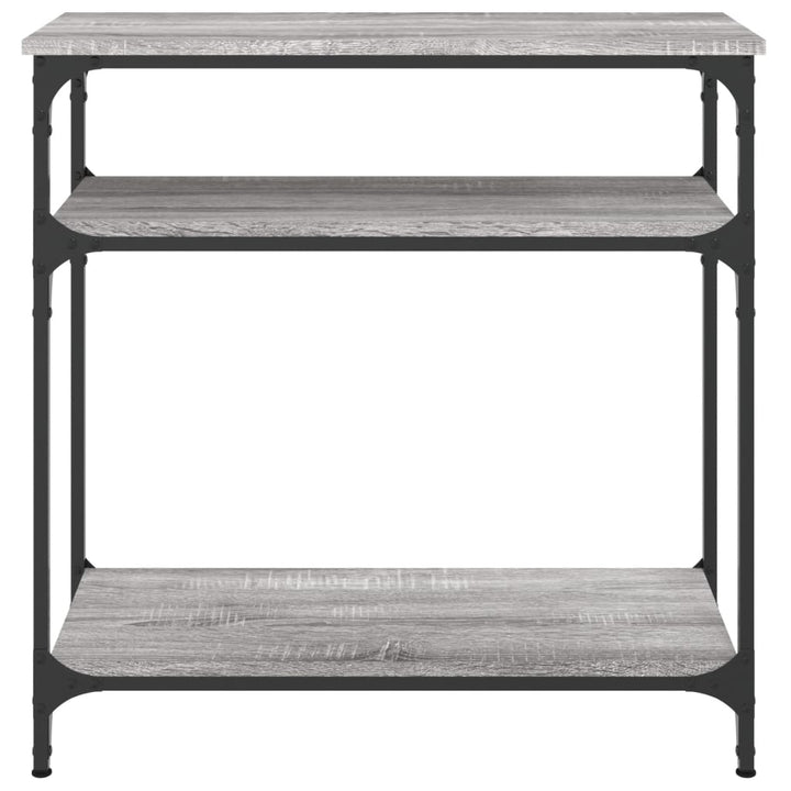 Măsuță Consolă, Gri Sonoma, 75X29X, Lemn Prelucrat