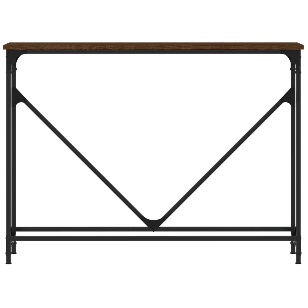 Măsuță Consolă, Stejar Maro, 102X22,5X75 Cm, Lemn Prelucrat
