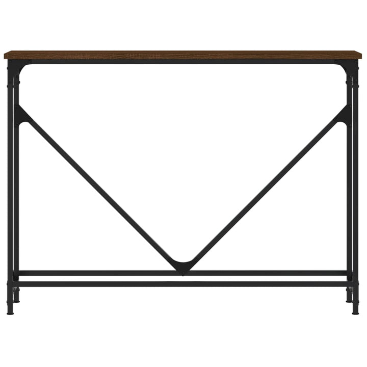 Măsuță Consolă, Stejar Maro, 102X22,5X75 Cm, Lemn Prelucrat