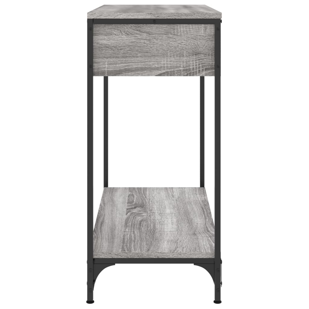 Masă Consolă, Gri Sonoma, 75X34,5X, Lemn Prelucrat