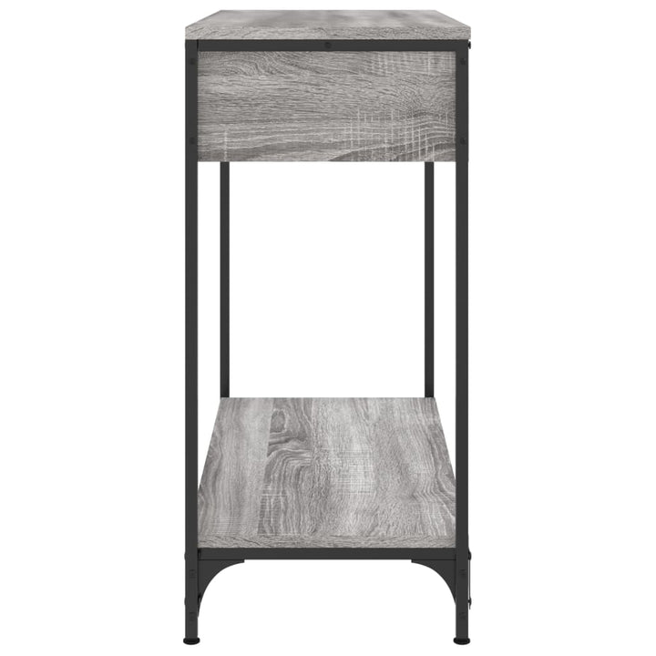 Masă Consolă, Gri Sonoma, 75X34,5X, Lemn Prelucrat