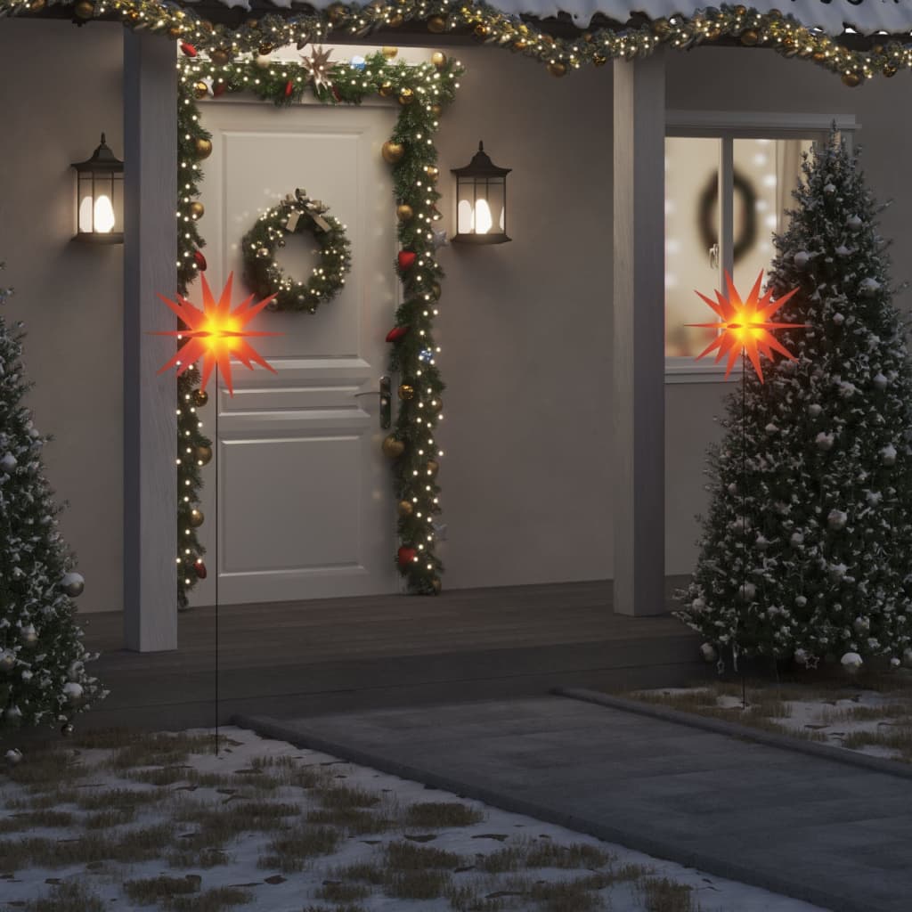 Lumină De Crăciun Cu Led/Țăruș De Sol 57 Cm Pliabil