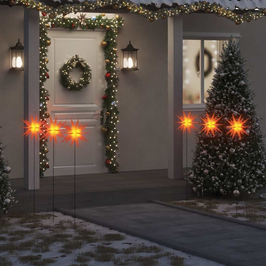 Lumini De Crăciun Cu Vârfuri Led 3 Buc. 35 Cm Pliabil