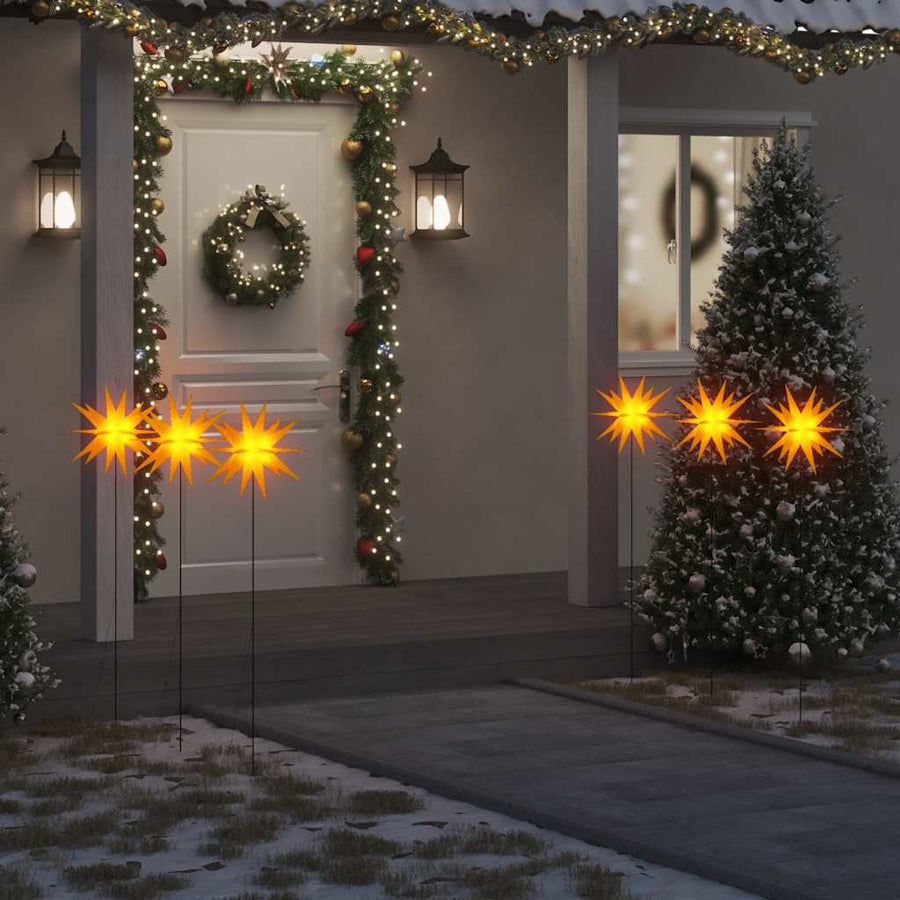 Lumini De Crăciun Cu Vârfuri Led 3 Buc. 35 Cm Pliabil