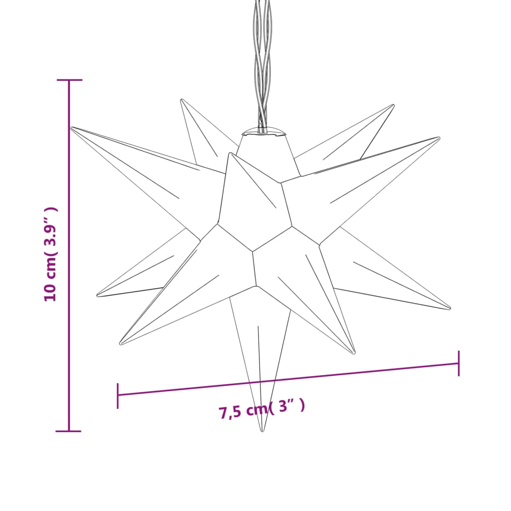 Lumină De Crăciun 10 Led-Uri 10 Cm