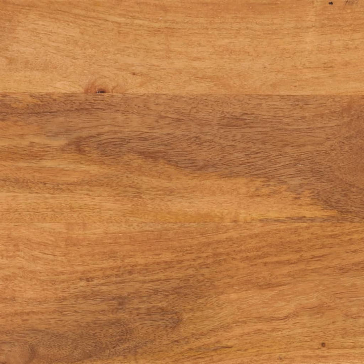 Dulap Lateral, Maro Și Negru, 90X33,5X75 Cm Lemn Masiv De Mango