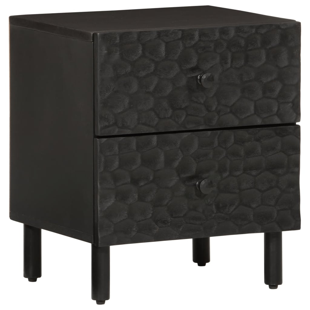 Noptiere, 2 Buc., 40X33X46 Cm, Lemn Masiv De Acacia