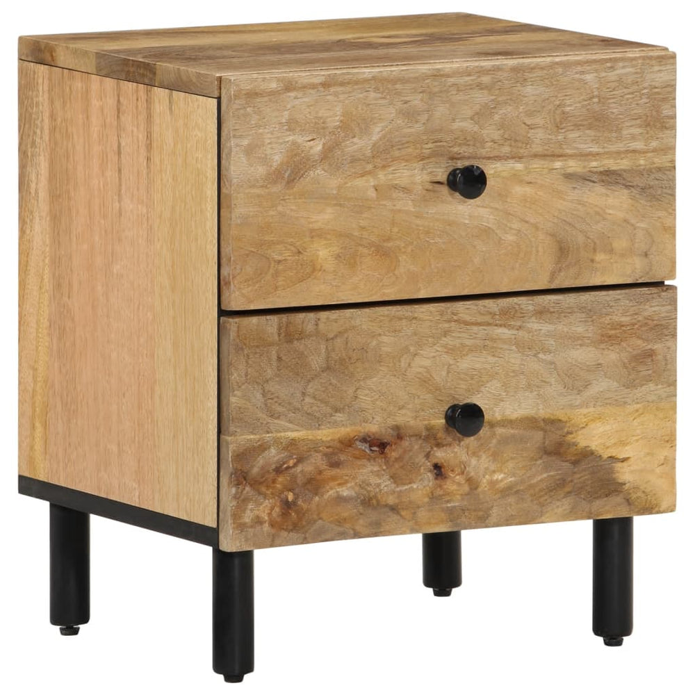 Noptiere, 2 Buc., 40X33X46 Cm, Lemn Masiv De Acacia