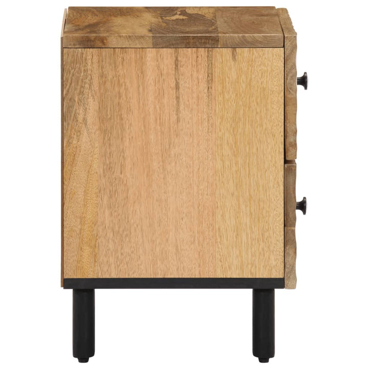 Noptiere, 2 Buc., 40X33X46 Cm, Lemn Masiv De Acacia