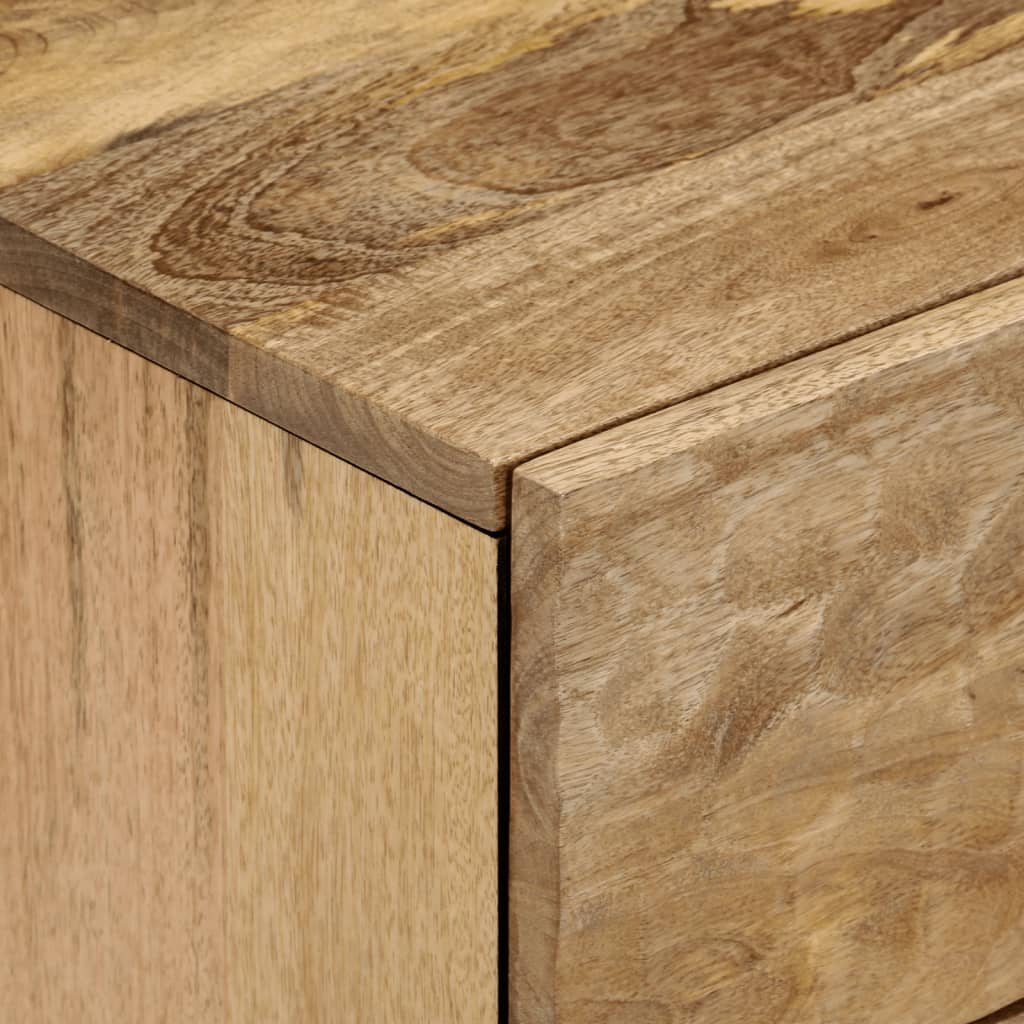 Noptiere, 2 Buc., 40X33X46 Cm, Lemn Masiv De Acacia