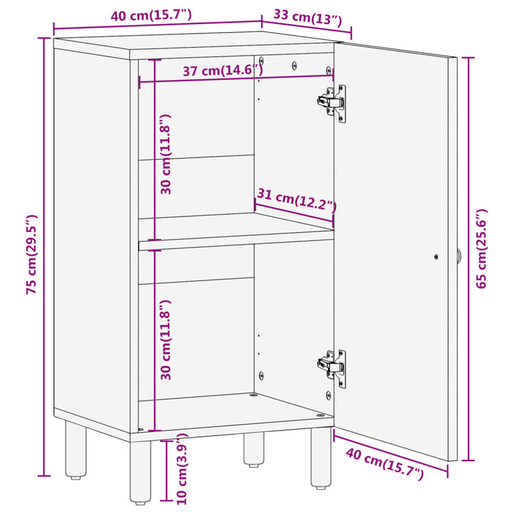 Dulap Lateral, 40X33X75 Cm,