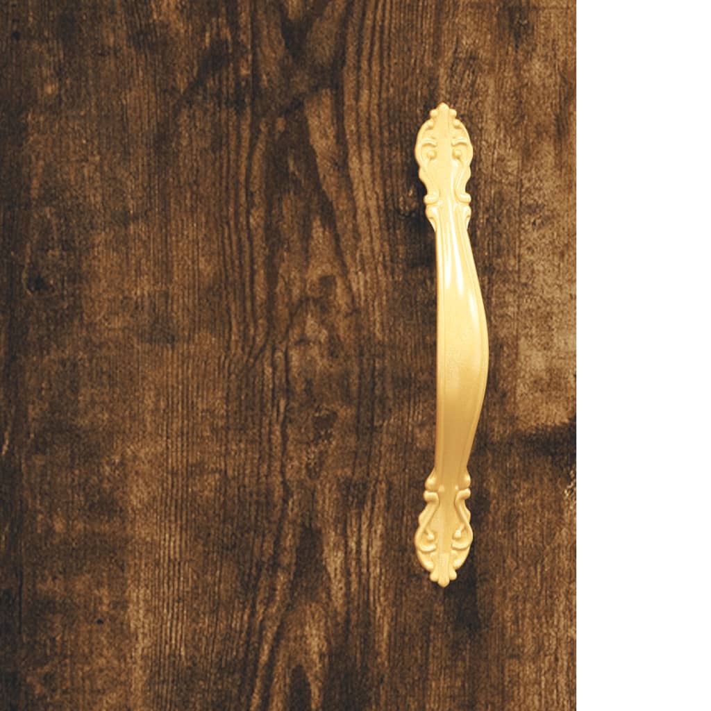 Dulap, Stejar Fumuriu, 90X34X80 Cm, Lemn Compozit