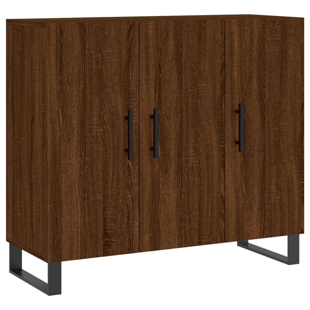 Dulap, Stejar Maro, 90X34X80 Cm, Lemn Compozit