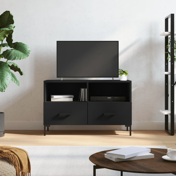 Comodă Tv, Gri Sonoma, 80X36X50 Cm, Lemn Prelucrat