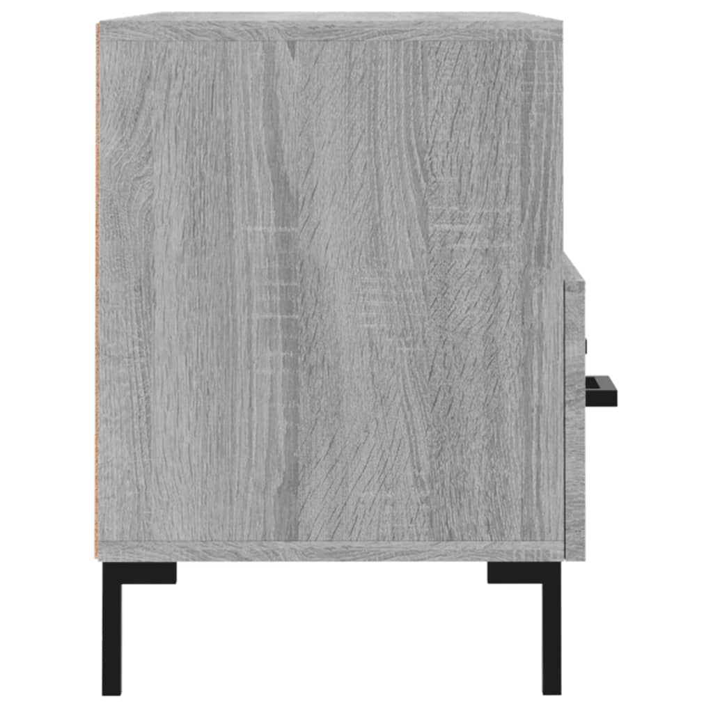 Comodă Tv, Gri Sonoma, 80X36X50 Cm, Lemn Prelucrat