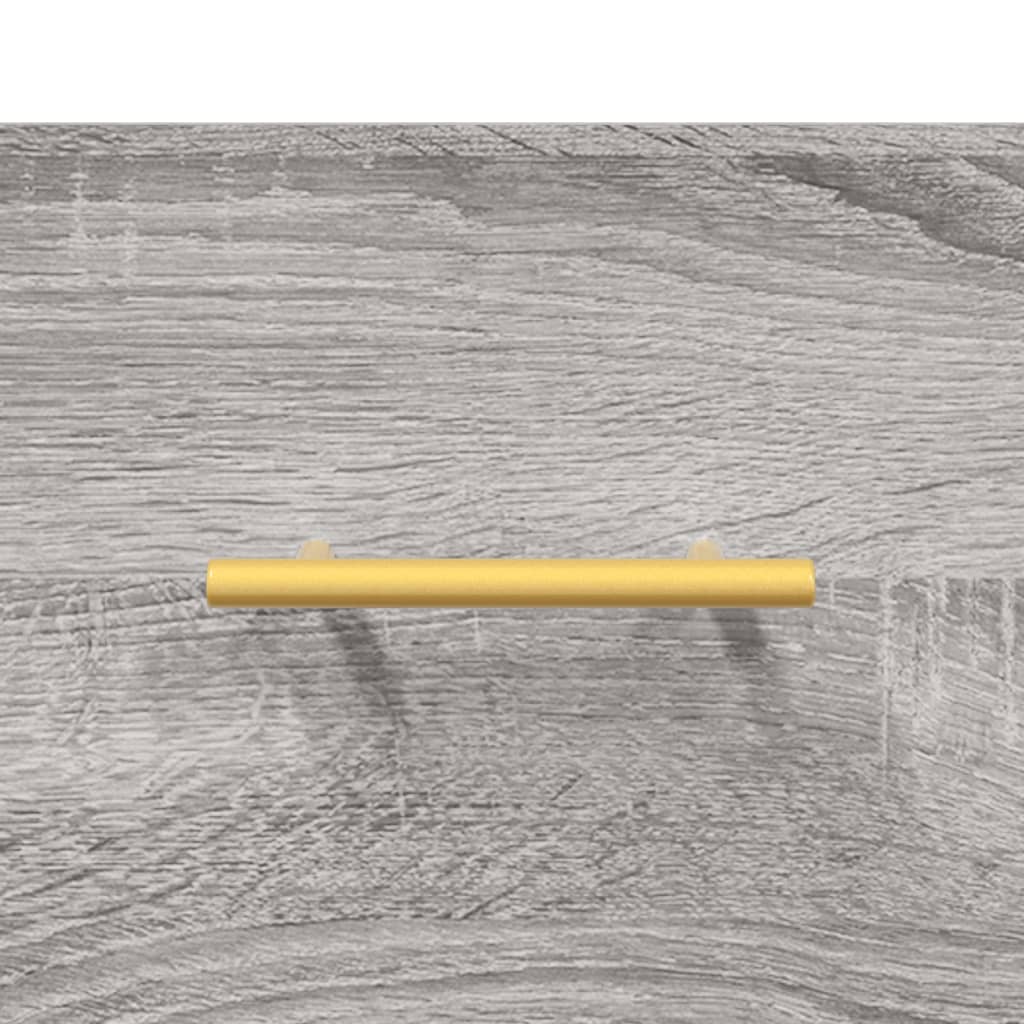 Pantofar, Gri Sonoma, 60X35X105 Cm, Lemn Prelucrat