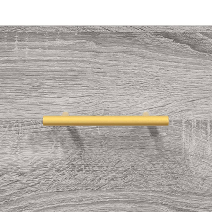 Pantofar, Gri Sonoma, 60X35X105 Cm, Lemn Prelucrat