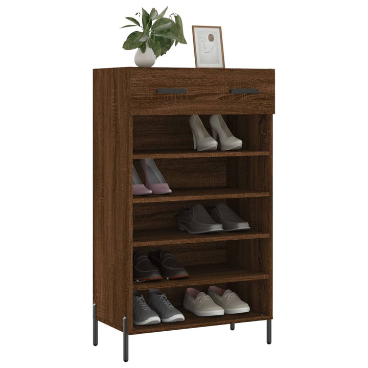 Pantofar, Stejar Maro, 60X35X105 Cm, Lemn Compozit