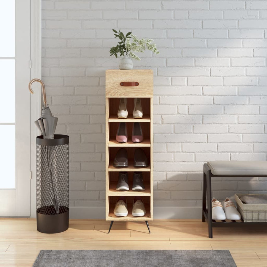 Dulap De Pantofi 30X35X105 Cm Lemn Prelucrat