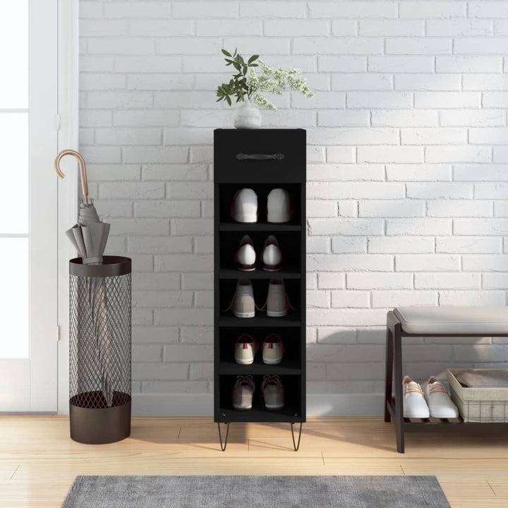 Pantofar, Gri Sonoma, 30X35X105 Cm, Lemn Compozit